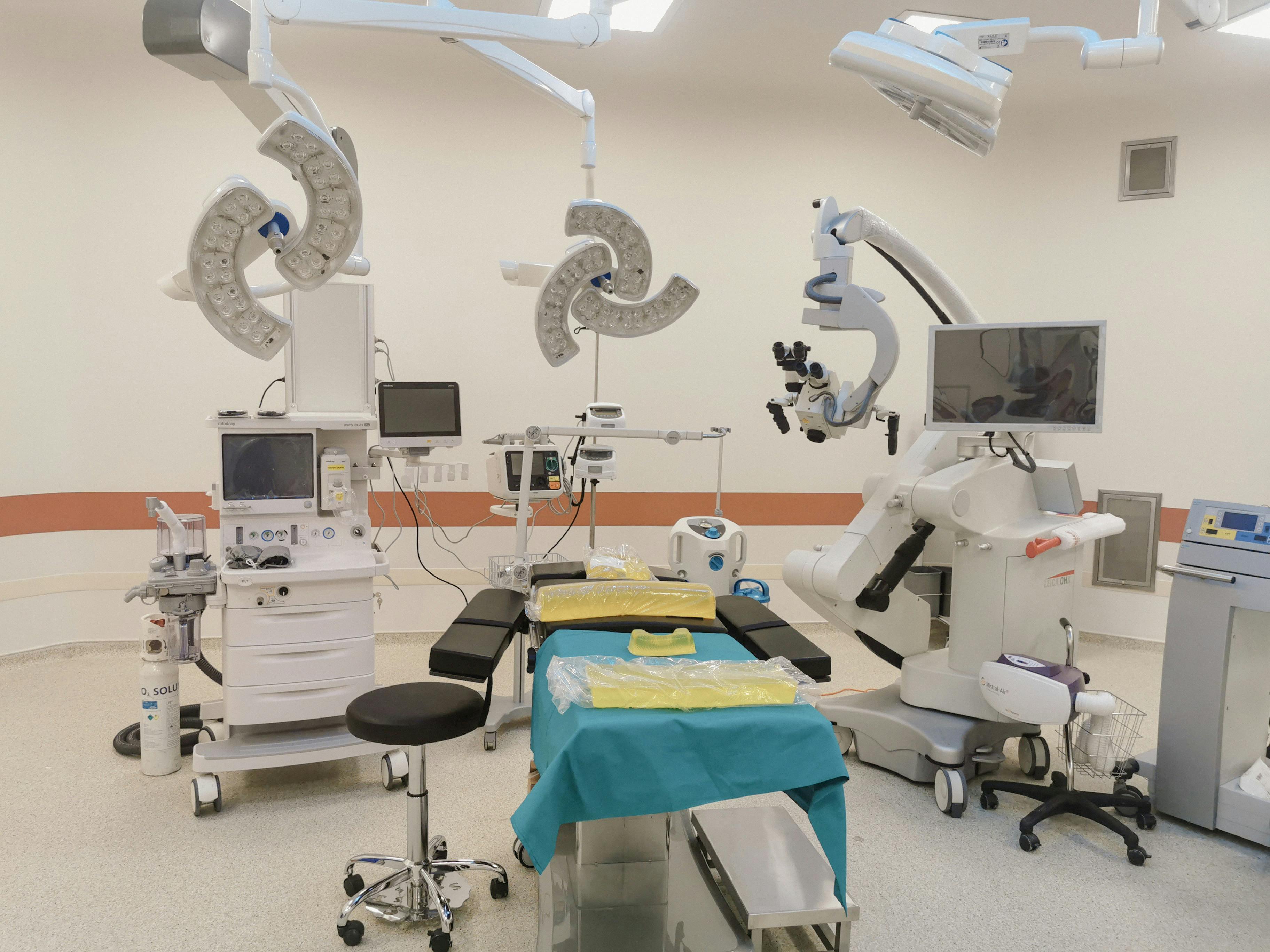 Advanced diagnostic equipment in a hospital setting
